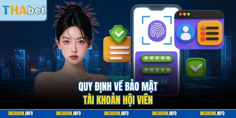 Quy định về bảo mật tài khoản hội viên